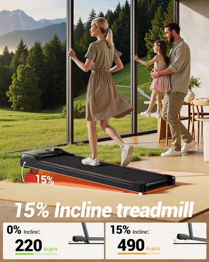 Umay U18 Walking Pad with 9%/15% Incline 1-10 km/h