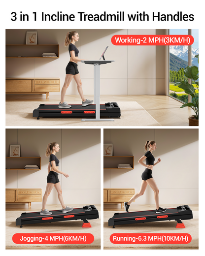 Yumay X5 Walking Pad with 16% Incline Max 10 KM/H