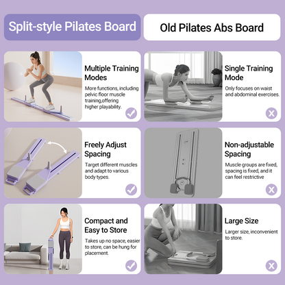 Yumay Ultimate Split-style Detachable Pilates Abdominal Board【New Upgrade】