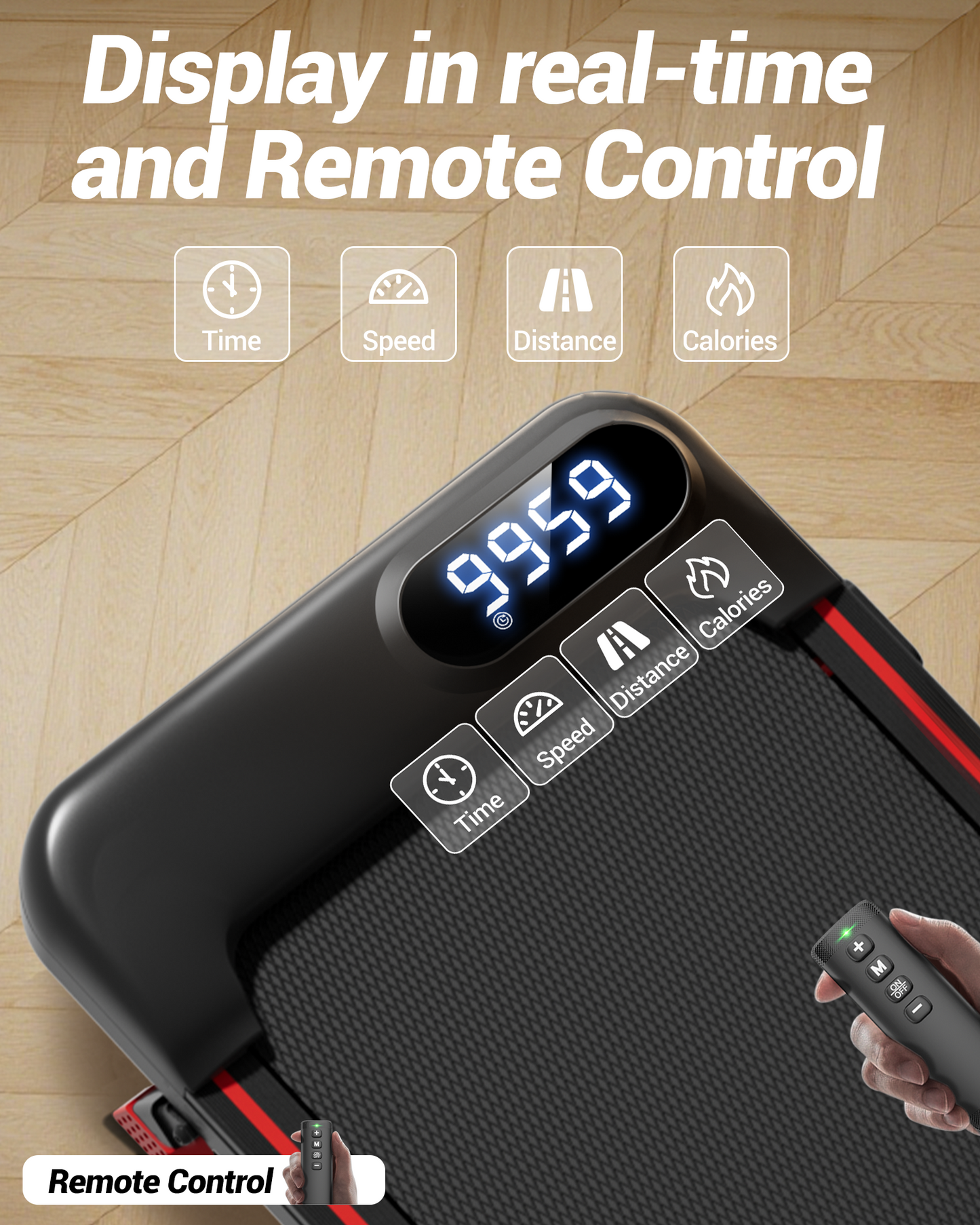 Umay U18 Walking Pad with 9%/15% Incline 1-10 km/h