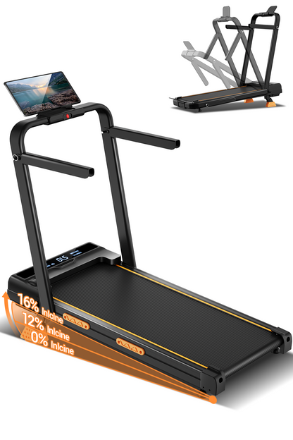 Umay X5F Folding 3-in-1 Portable Treadmill with 16% Incline Max 10 KM/H