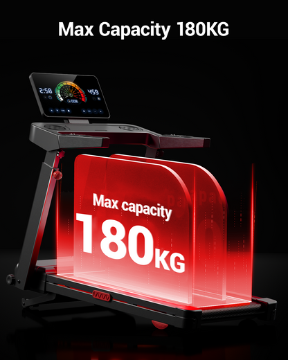 Umay L10 Foldable Treadmill 20% AUTO Incline with Pulse Sensors 14KM/H