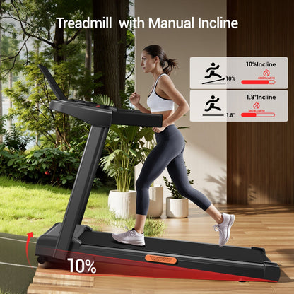 Yumay SF10 Foldable Treadmill with 10%/15% Incline & 12km/h Speed