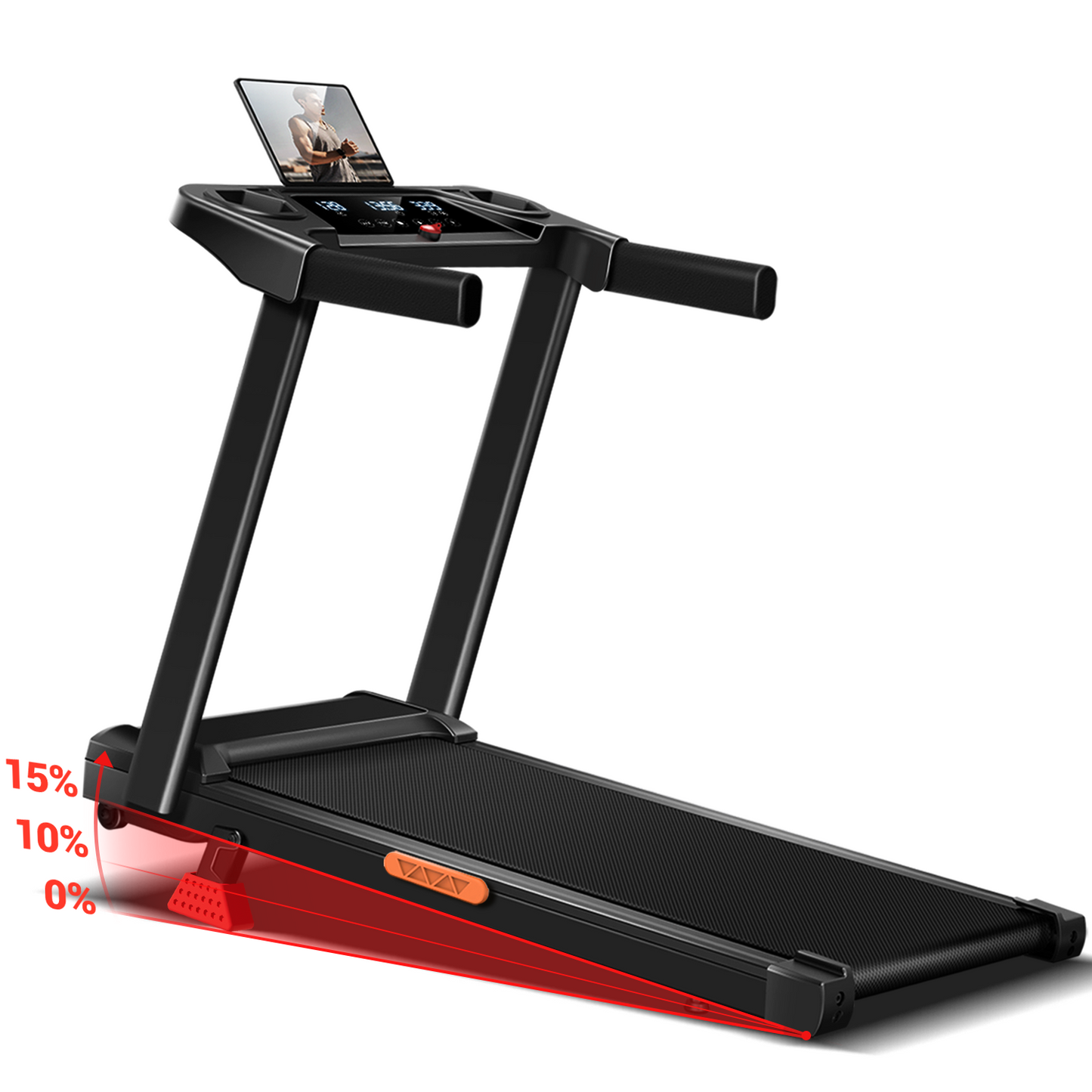 Yumay SF10 Foldable Treadmill with 10%/15% Incline & 12km/h Speed